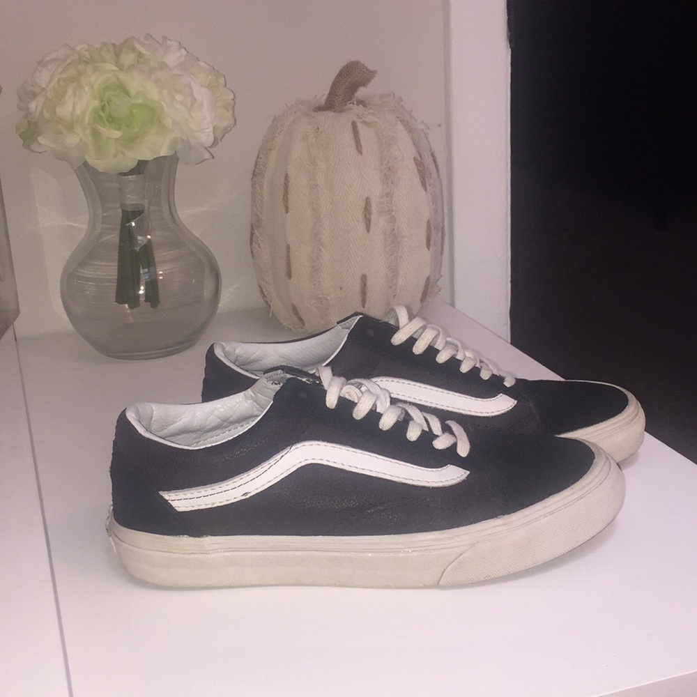 Leather and suede vans!